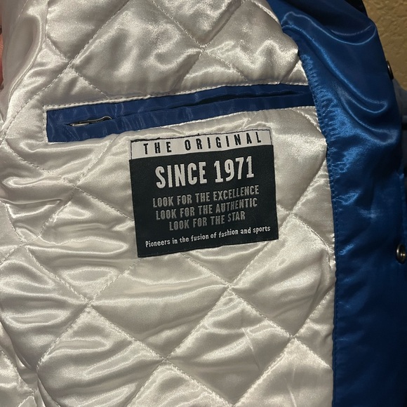 Oaklandish Starter Jacket in Warriors colorway - Picture 4 of 5